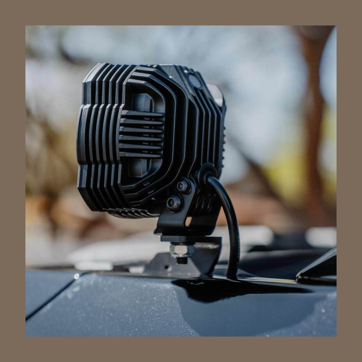 KC HiLiTES KC HiLiTES 2021+ Ford F150/Raptor/Lightning Gen 3 Pillar / Ditch Bracket Set, installed