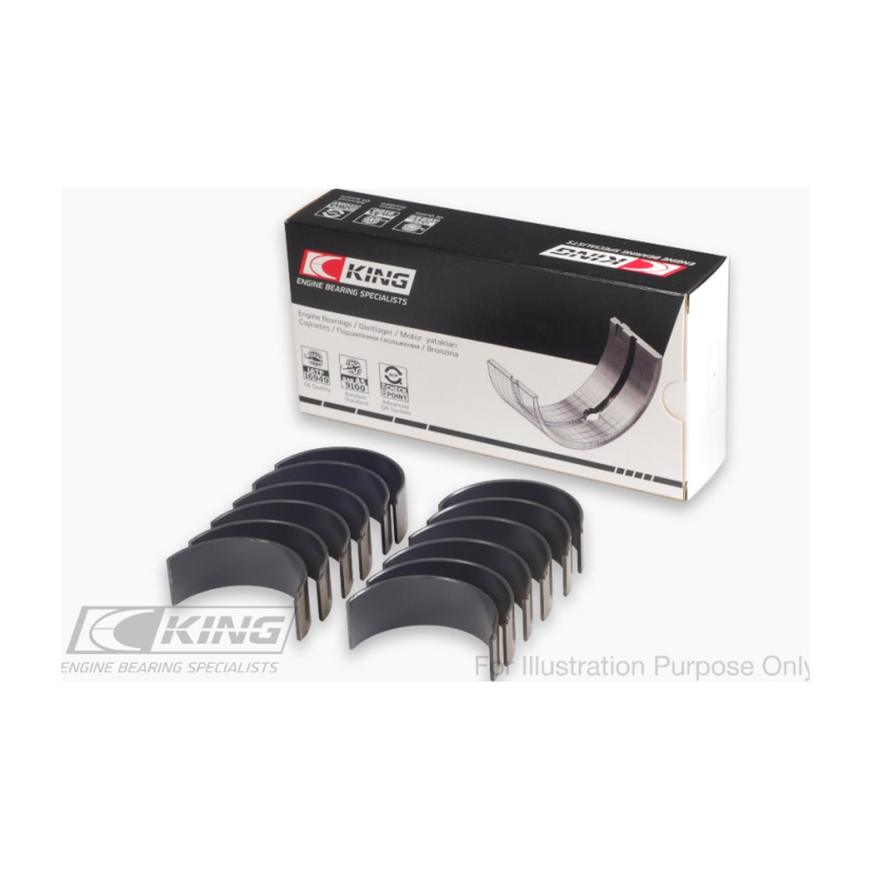King Engine Bearings King Engine Bearings Ford Ecoboost 2.7L V6 Connecting Rod Bearing Set