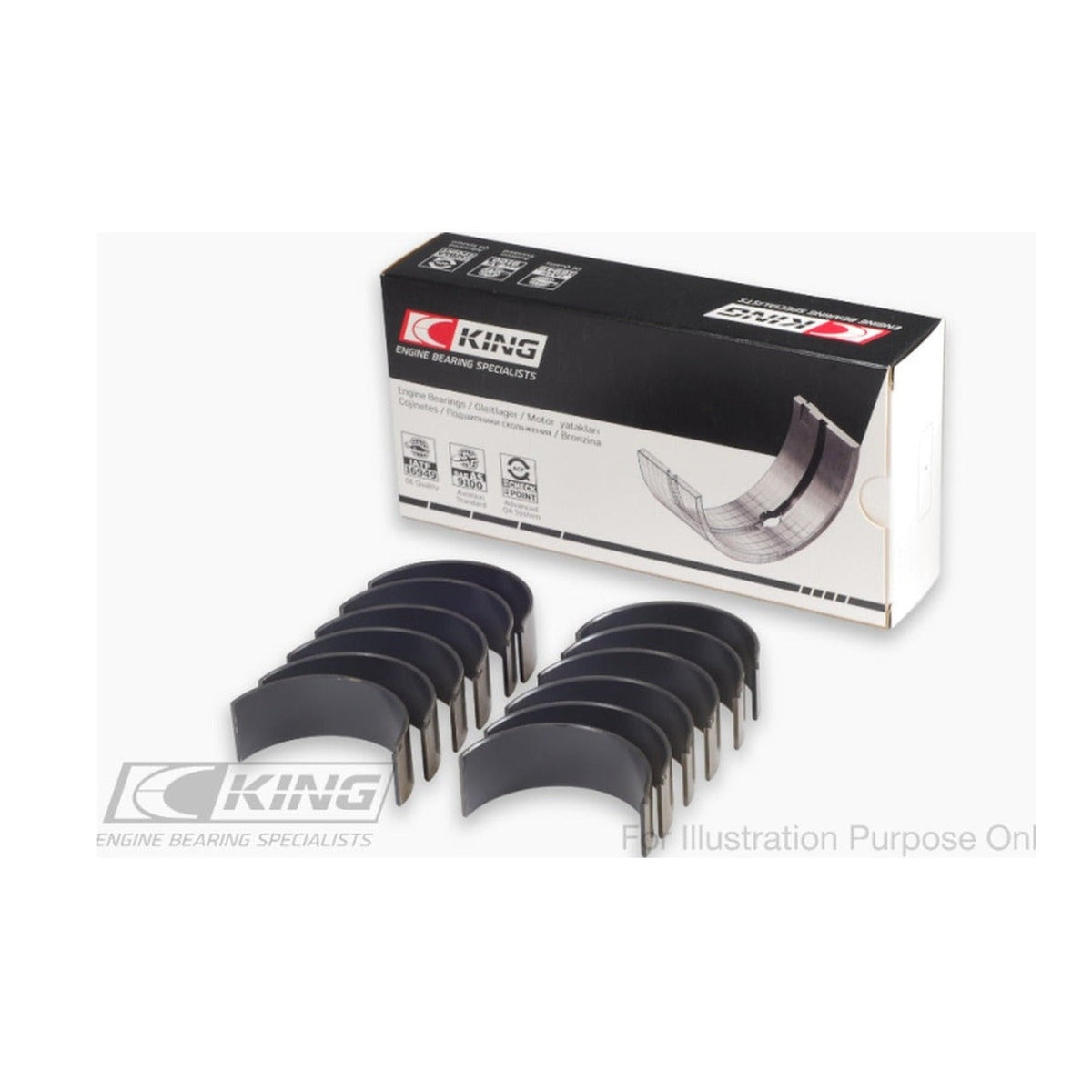 King Engine Bearings King Engine Bearings Ford Ecoboost 2.7L V6 Connecting Rod Bearing Set
