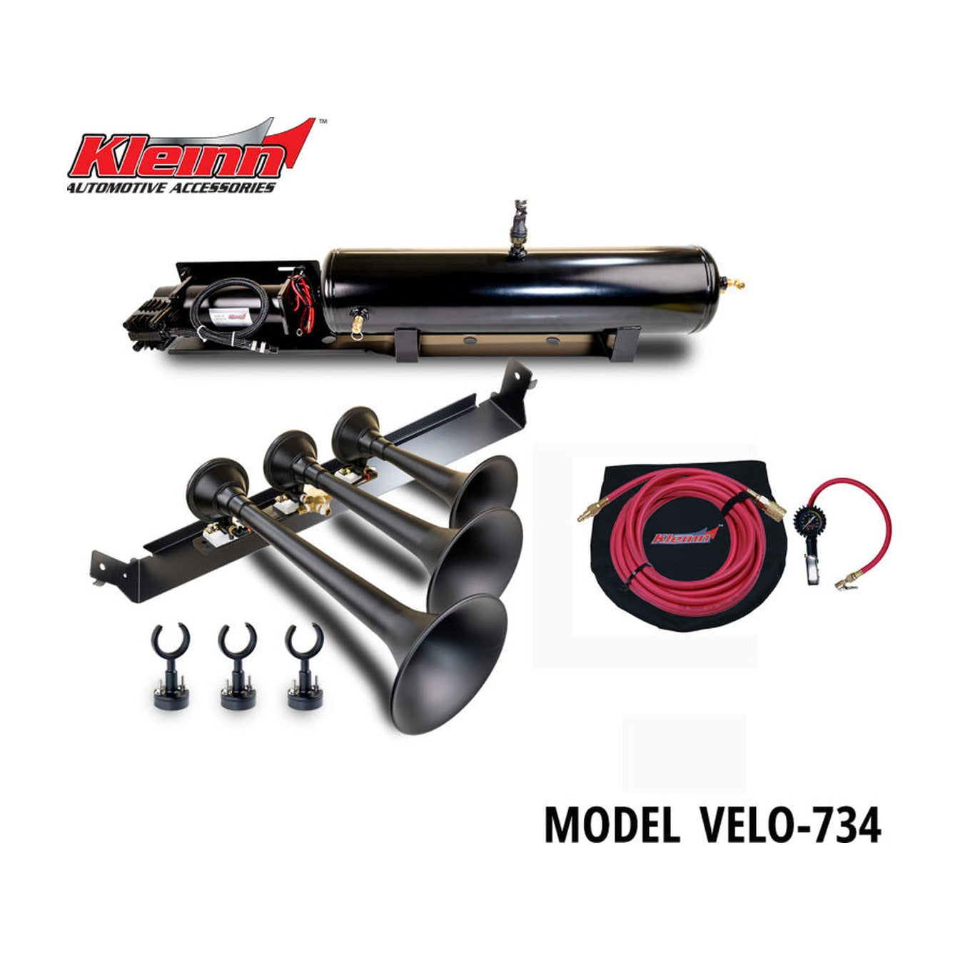 Kleinn Air Horns Kleinn 09-14 Ford F-150/ Raptor Onboard Air System w/ Model 730 Horns