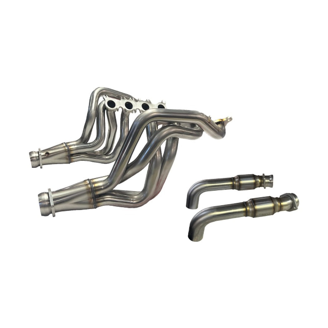 Kooks Headers Kooks 2024 Mustang GT/D.H. 5.0L 4V 2in x 3in SS Headers w/ H.O Green Catted Connection Pipe
