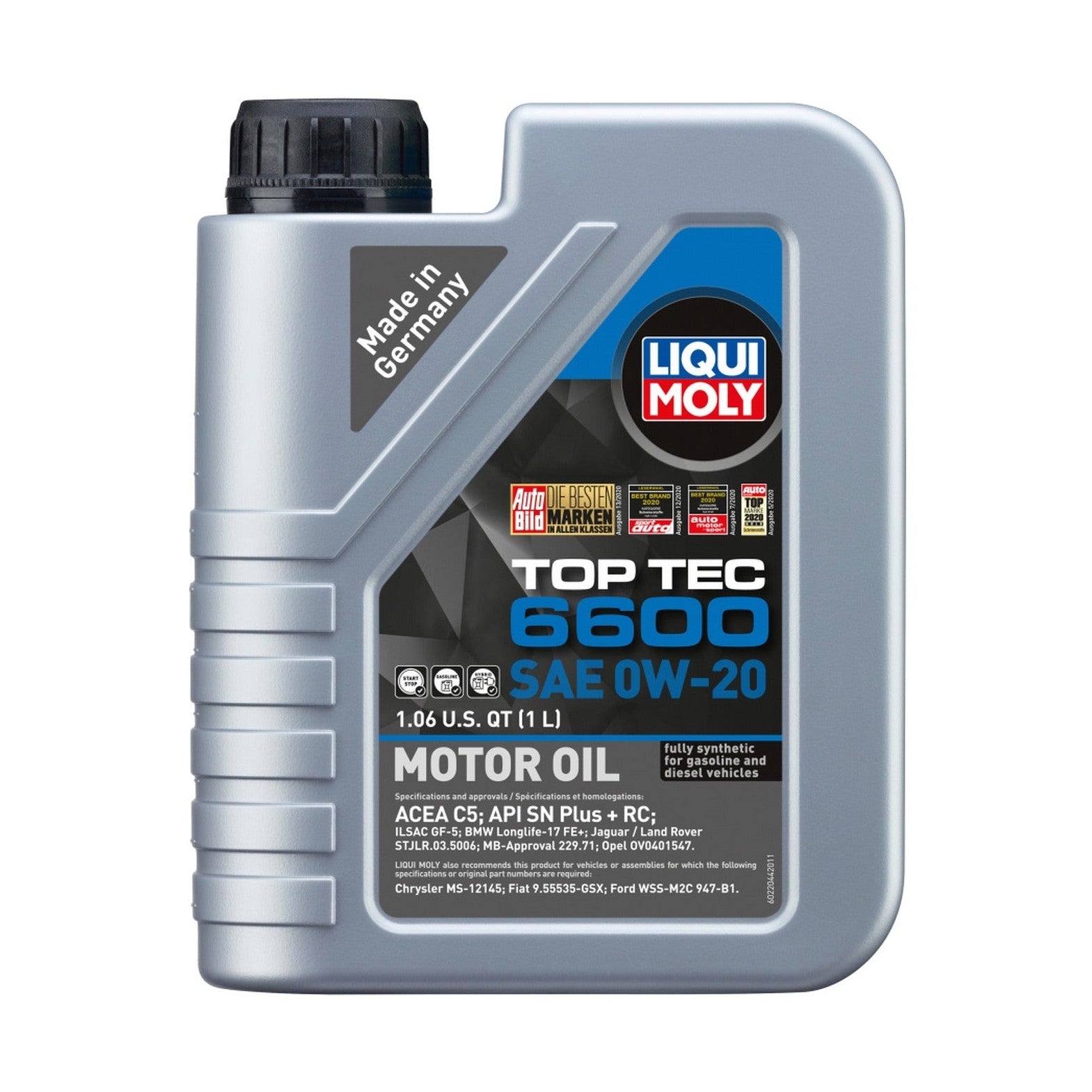 LIQUI MOLY LIQUI MOLY 1L Top Tec 6600 Motor Oil SAE 0W20