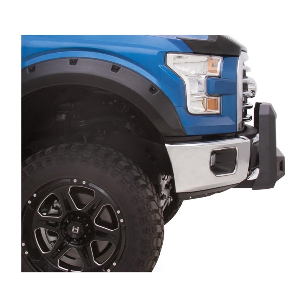 LUND Lund 04-18 Ford F-150 (Excl. Heritage) Revolution Bull Bar - Black, installed