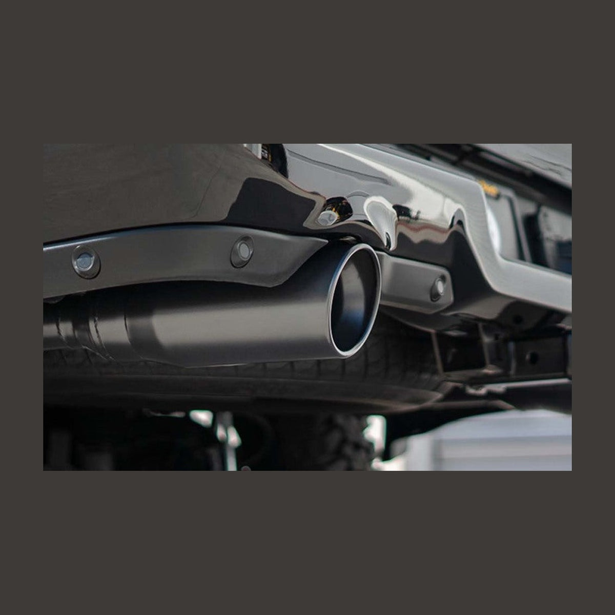 Magnaflow MagnaFlow SYS Cat-Back 2018 Ford Mustang GT 5.0L Street Dual Exit Polished 4in Tips, installed