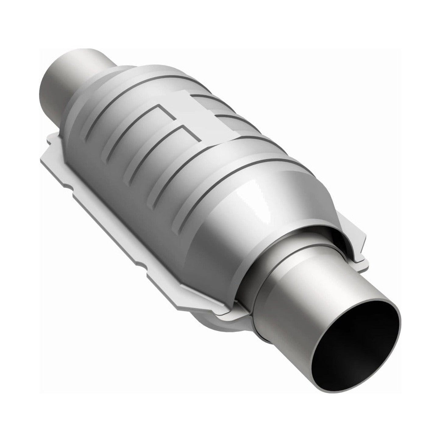Magnaflow MagnaFlow Conv Univ 2.25in Inlet/Outlet Center/Center Round 9in Body L x 5.125in W x 13in Overall L