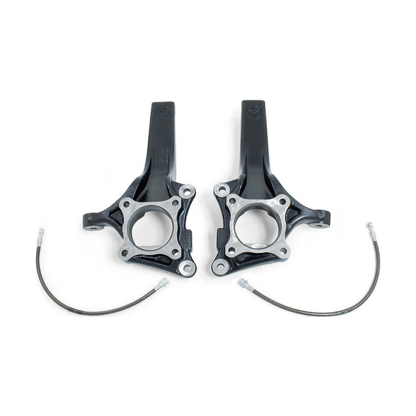 Maxtrac MaxTrac 09-18 Ford F-150 2WD 4-4.5in Front Lift Spindles w/Extended DOT Compliant Brake Lines