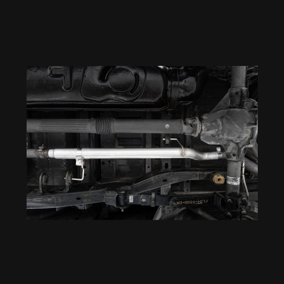 MBRP MBRP 3in Muffler Bypass Pipe, 15-20 Ford F-150 5.0L, T409, installed