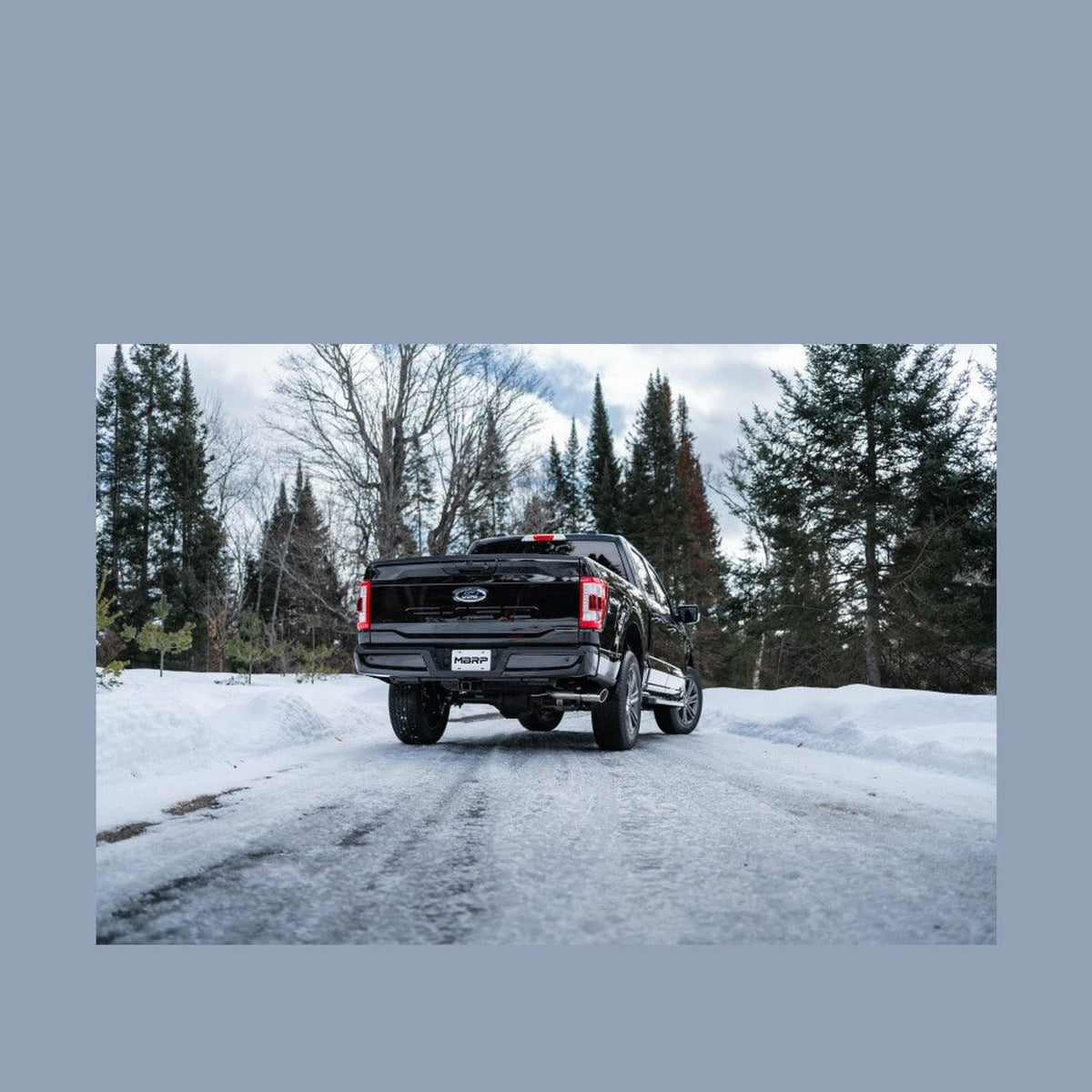 MBRP MBRP 2021+ Ford F-150 2.7L/ 3.5L Ecoboost 5.0L Single Side 3in Aluminized Steel Catback Exhaust, installed