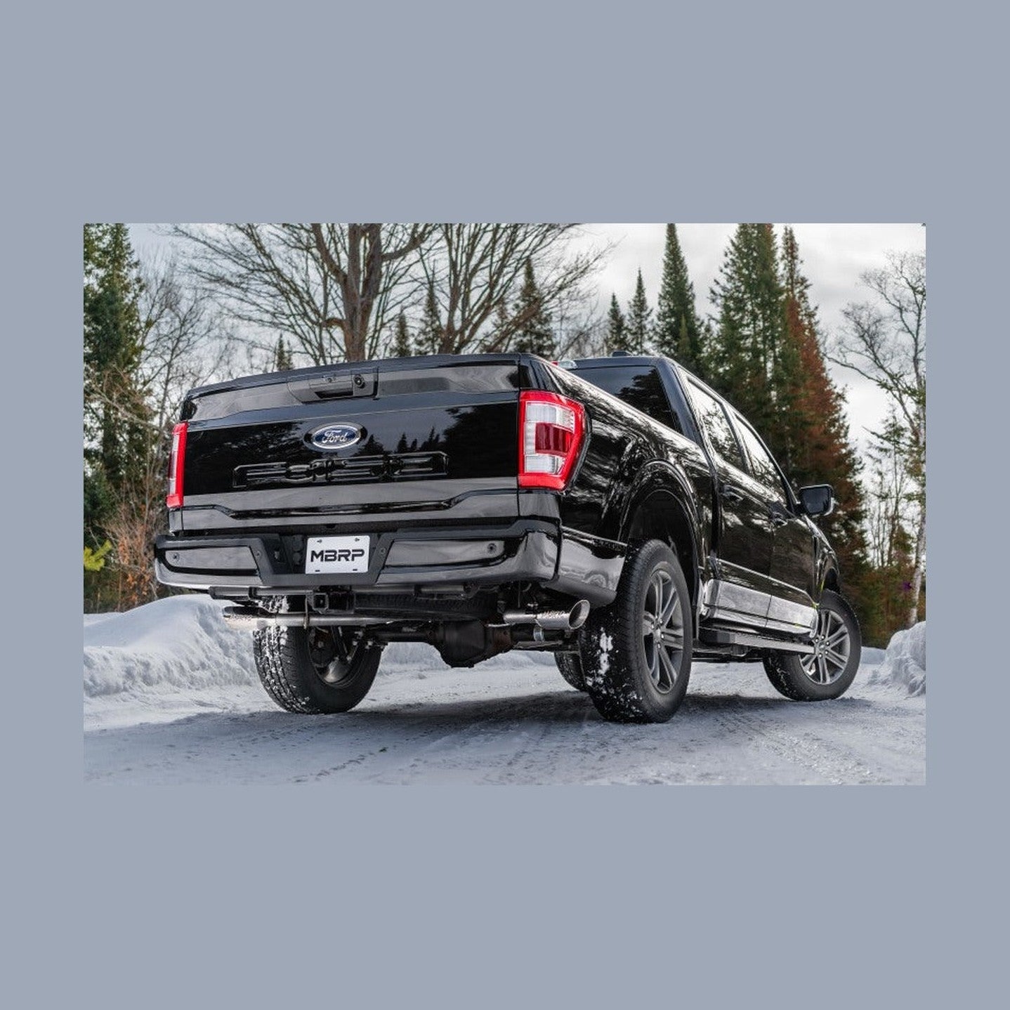 MBRP MBRP 2021+ Ford F-150 5.0L/3.5L/ 2.7L Ecoboost 3in Cat Back 2.5in Dual Split Exit T409 Exhaust, installed
