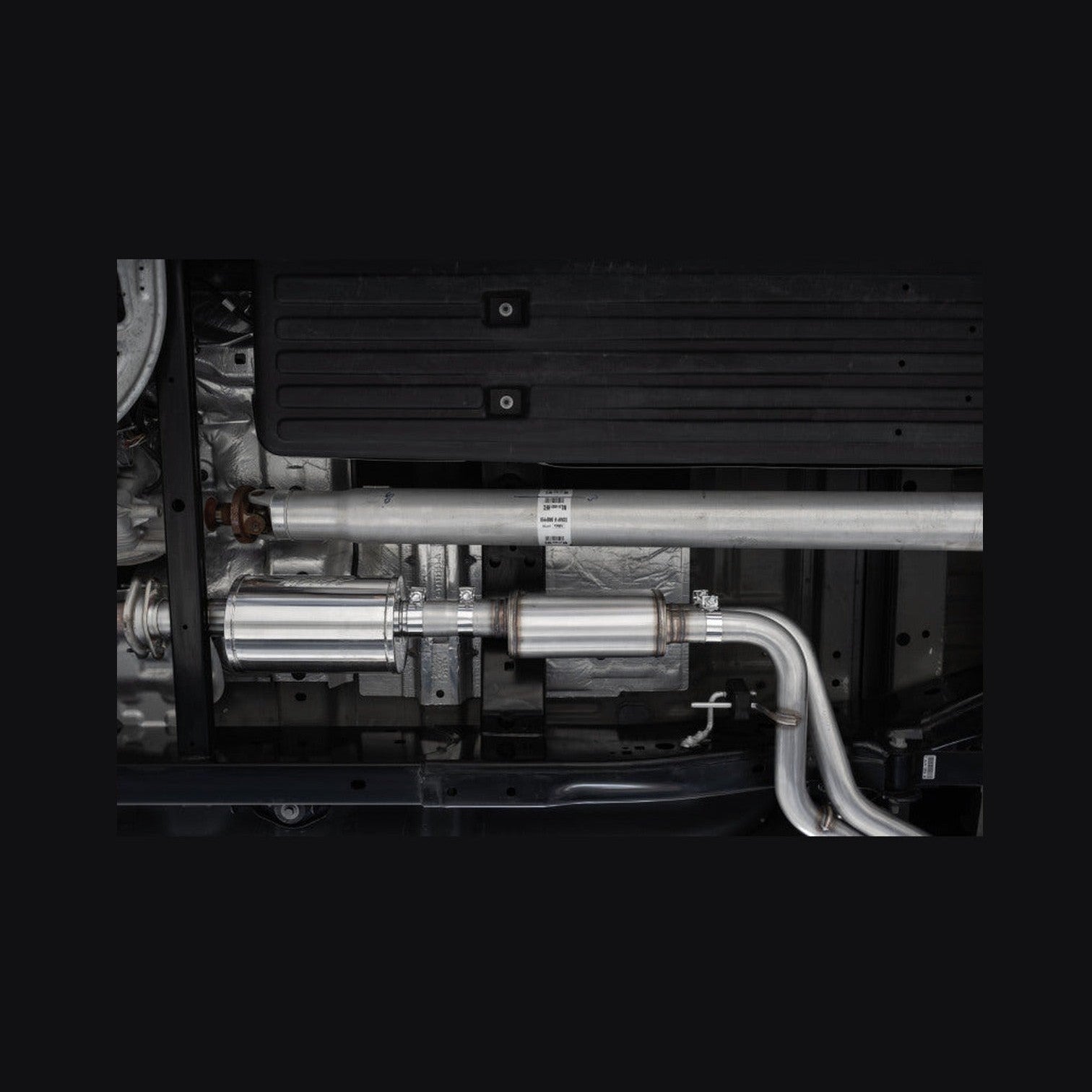 MBRP MBRP 2021+ Ford F150 T304 Pre-Axle (Street Profile) 2.5in OD Tips 3in Cat Back Exhaust, installed