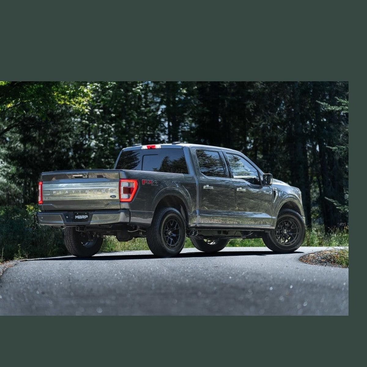 MBRP MBRP 2021+ Ford F150 T304 Pre-Axle (Street Profile) 2.5in OD Tips 3in Cat Back Exhaust, installed