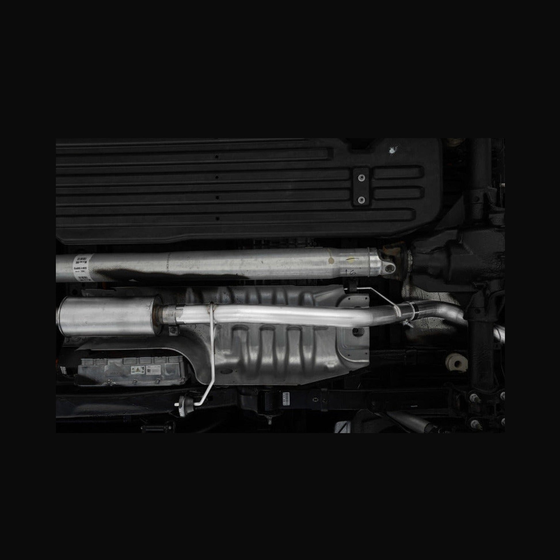 MBRP MBRP 2021+ Ford F-150 Powerboost Hybrid 3in Single Side Exit - Aluminized Steel