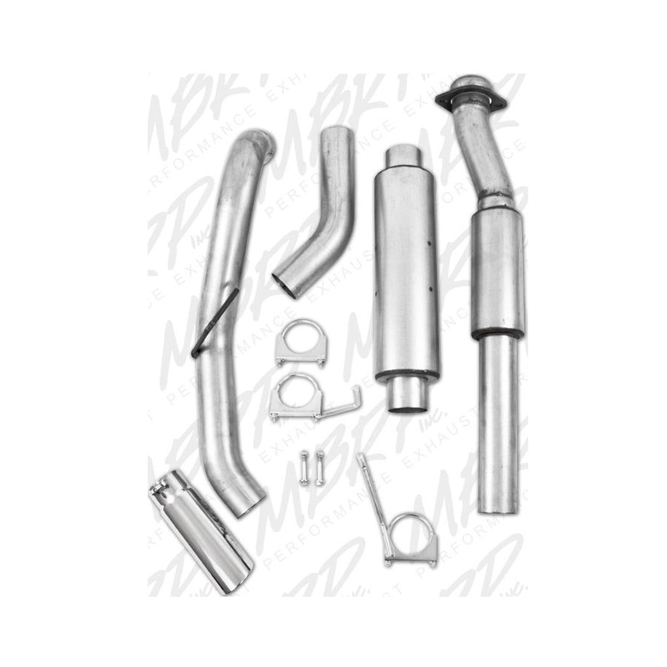 MBRP MBRP 11-13 Ford F150 SVT Raptor 6.2L EC-SB/CC-SB 3.5in Cat Back Single Exit Alum Exhaust System