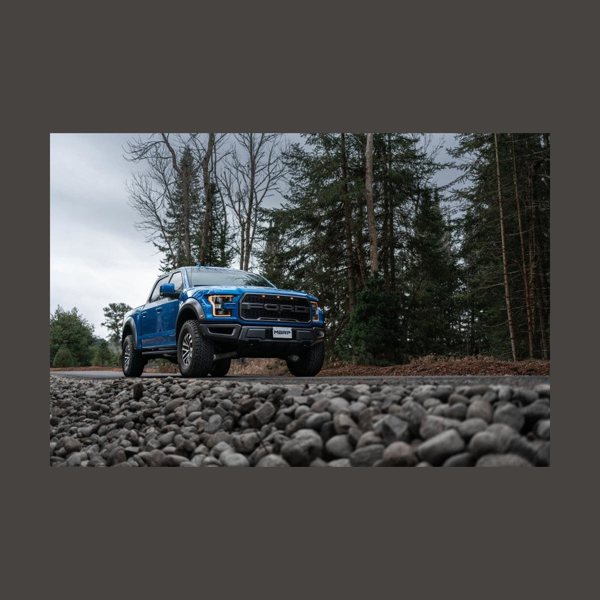 MBRP MBRP 17-19 Ford F150 Raptor 3.5L EcoBoost 3in X-Pipe Kit - T409, installed