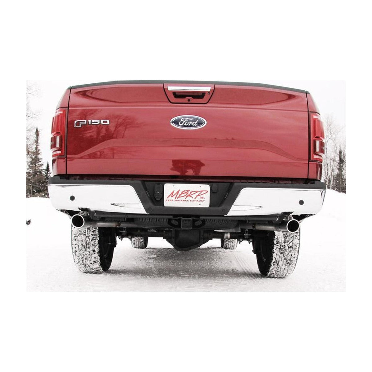 MBRP MBRP 2015 Ford F-150 5.0L 3in Cat Back Dual Split Rear Exit T409 Exhaust System