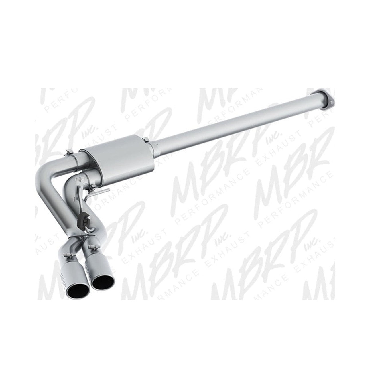 MBRP MBRP 15-16 Ford F-150 2.7L/3.5L/5.0L 3in Cat Back Single Side Pre-Axle Dual Exit T409
