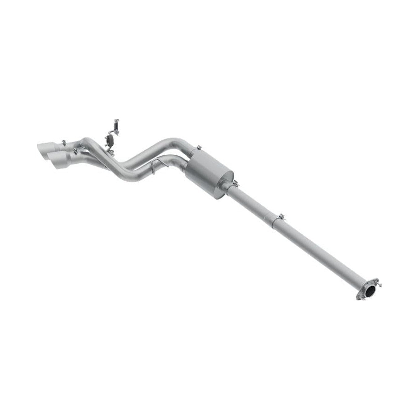 MBRP MBRP 09-14 Ford F150 T304 Pre-Axle 4.5in OD Tips Dual Outlet 3in Cat Back Exhaust