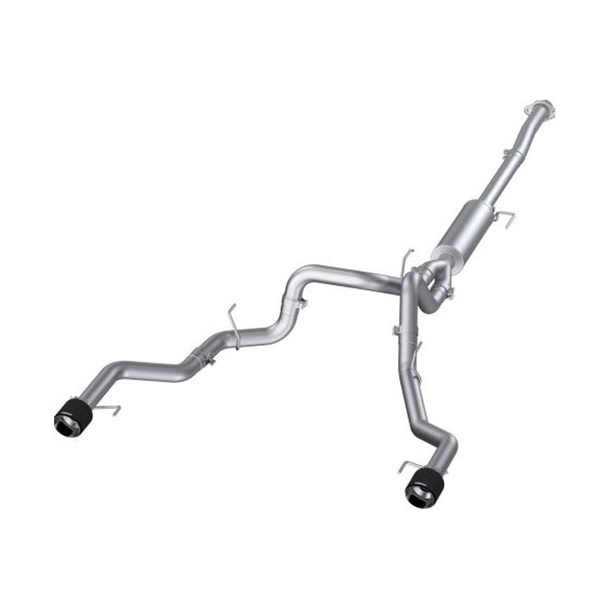 MBRP MBRP 22-23 Ford F150 T304 5in OD Carbon Fiber Tip Dual Rear Exit 3in Cat Back Exhaust