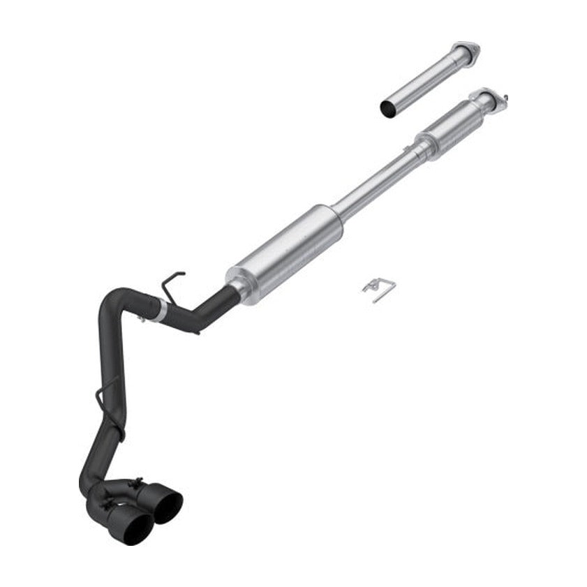 MBRP MBRP 15-20 Ford F-150 3in Single Side Exit Armor BLK Catback Exhaust
