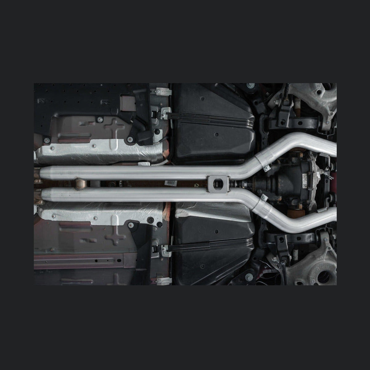 MBRP MBRP 18-19 Ford Mustang GT 5.0 3in Dual Split Rear Cat Back w/ Quad 4.0in Dual Wall Tips- T304, installed