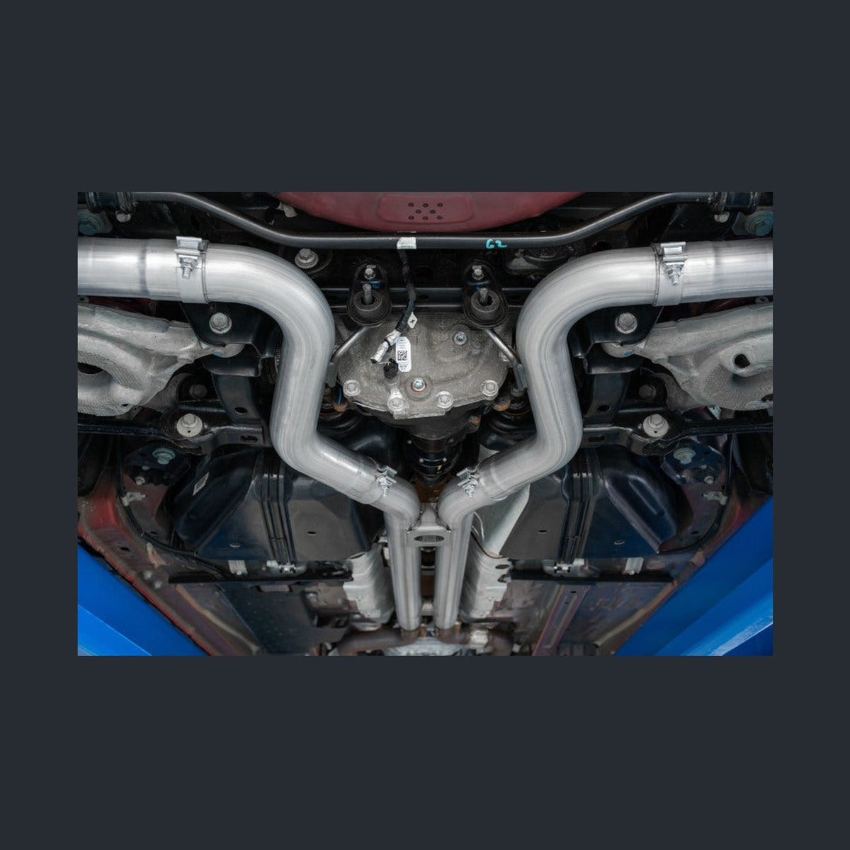 MBRP MBRP 18-19 Ford Mustang GT 5.0 3in Dual Split Rear Cat Back w/ Quad 4in Dual Wall Tips- Black Coated