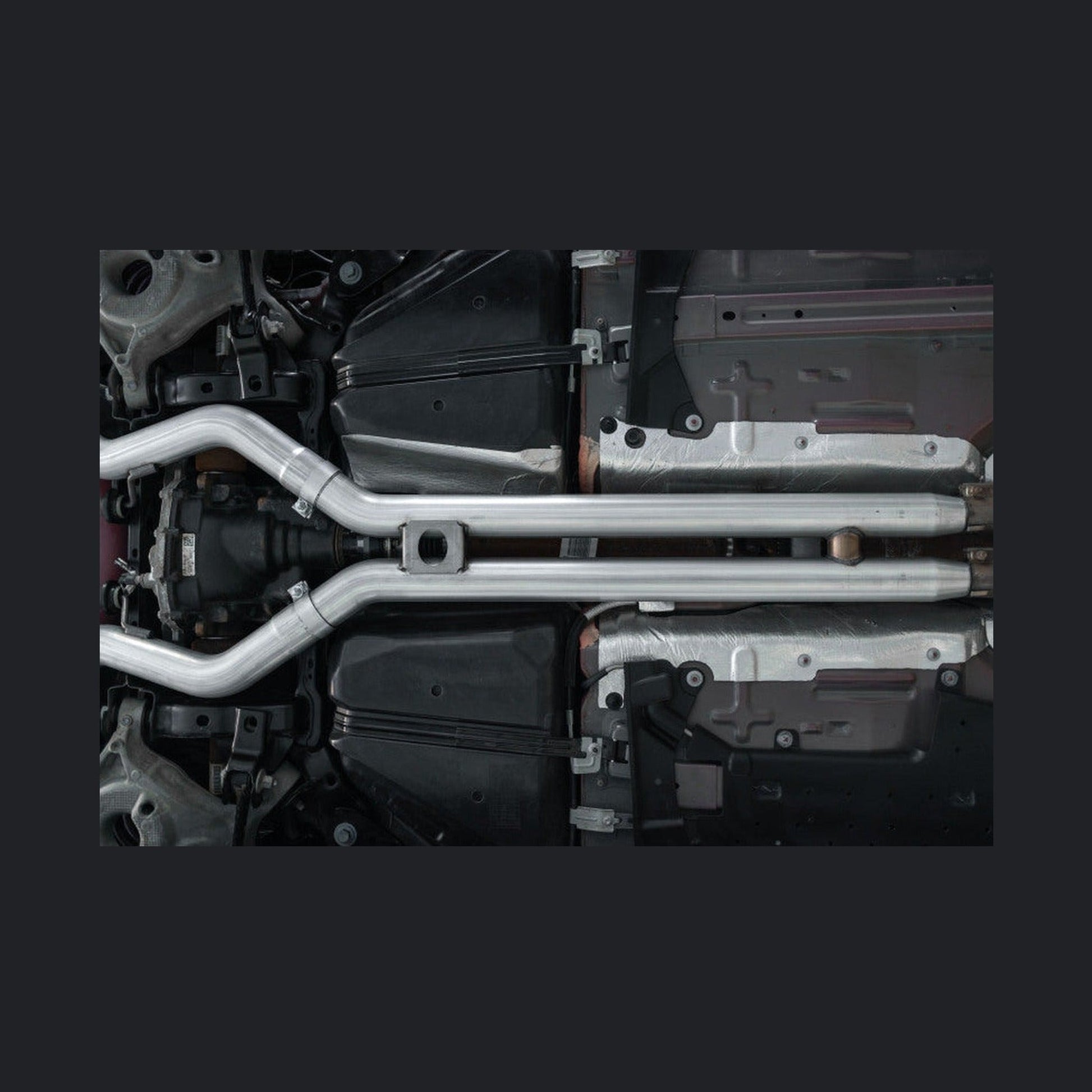 MBRP MBRP 18-19 Ford Mustang GT 5.0 3in Cat Back Quad Tip Race Version - T304, installed