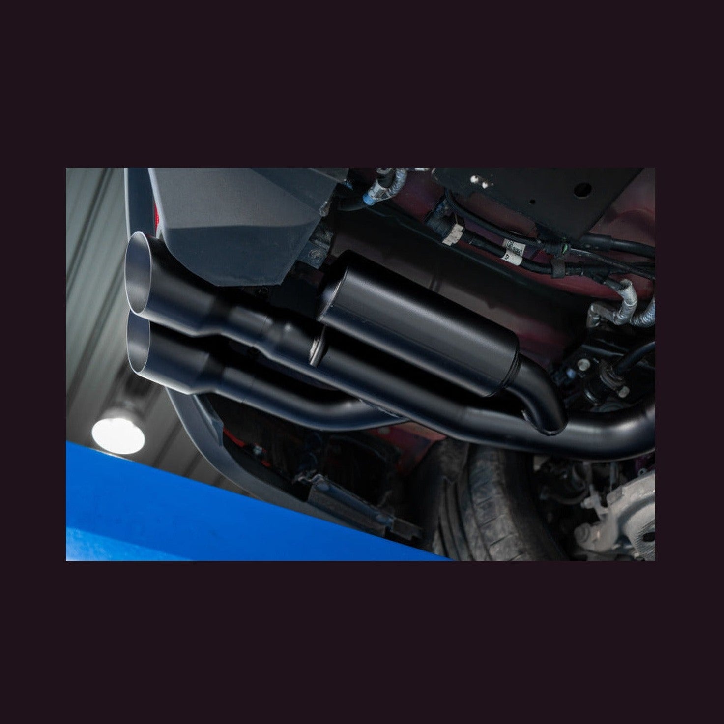 MBRP MBRP 18-19 Ford Mustang GT 5.0 3in Cat Back Quad Tip Race Version - Black