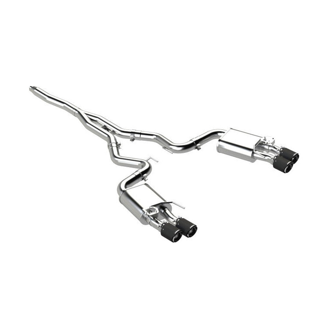 MBRP MBRP 18-22 Ford Mustang 2.3L Ecoboost 3in Cat-Back Exhaust w/ Quad Carbon Fiber SS Tips - T304