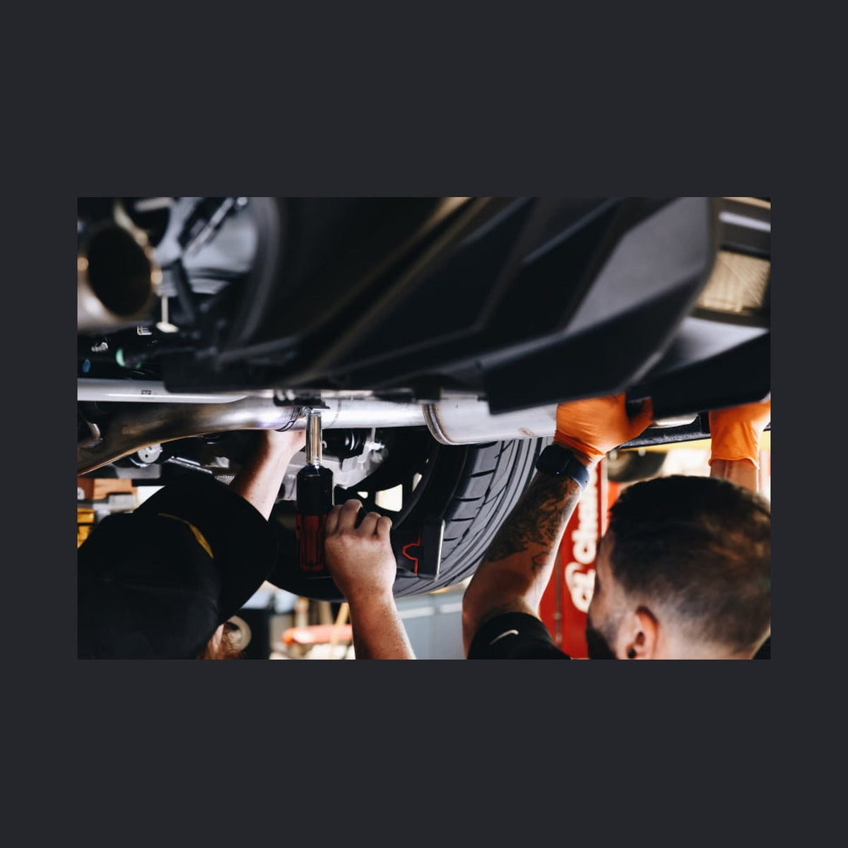 MBRP MBRP 18-22 Ford Mustang 2.3L Ecoboost 3in Cat-Back Exhaust w/ Quad Carbon Fiber SS Tips - T304, installed