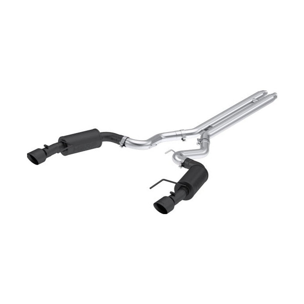 MBRP MBRP 2024 Ford Mustang GT S650, 5.0L 3in Cat-Back Dual Split Rear, Black-Coated (street)