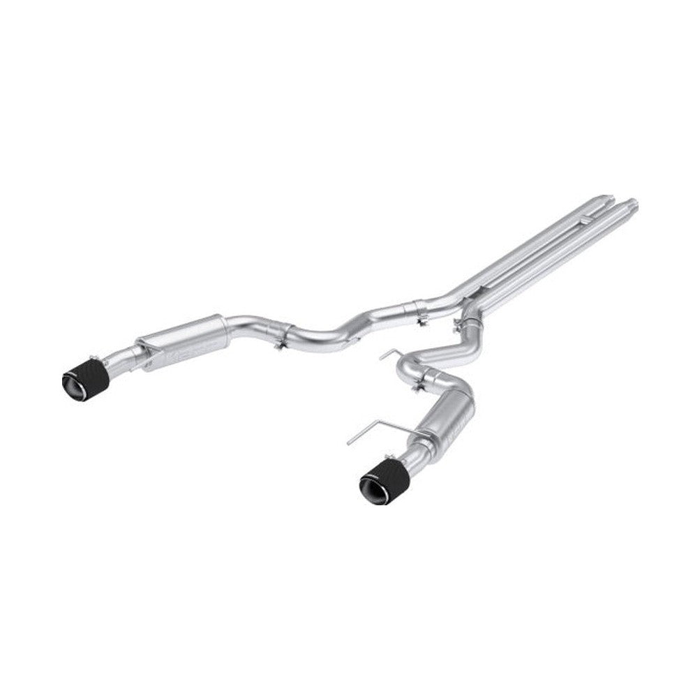 MBRP MBRP 2024 Ford Mustang GT S650, 5.0L Cat-Back Dual Split Rear with Carbon Fiber Tips, Race Version