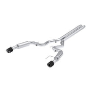 MBRP MBRP 2024 Ford Mustang GT S650, 5.0L Cat-Back Dual Split Rear with Carbon Fiber Tips, Race Version