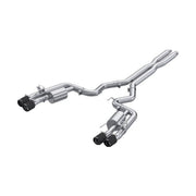 MBRP MBRP 2024+ For Mustang GT (S650) 3in Cat-Back Quad Tip - 4in Carbon Fiber Tips
