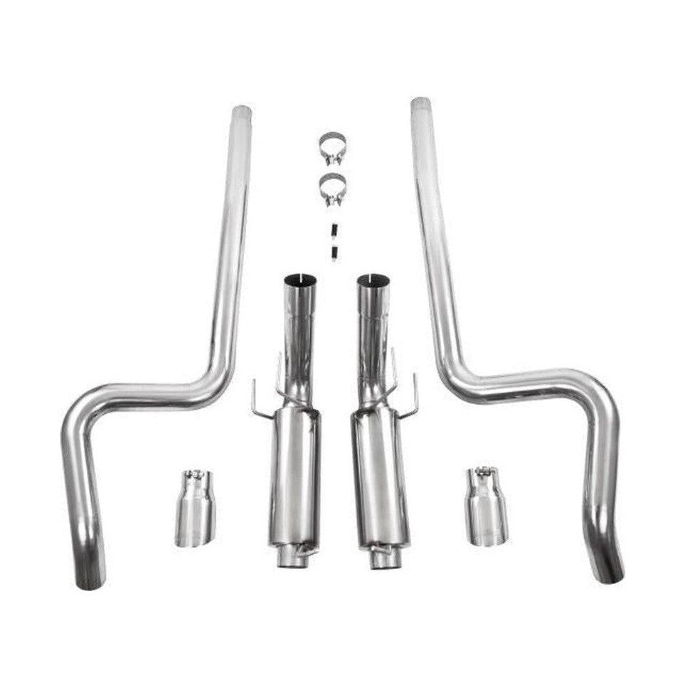 MBRP MBRP 11-14 Ford Mustang GT 5.0L Dual Split Rear Street Version T409 3in Cat Back Exhaust System