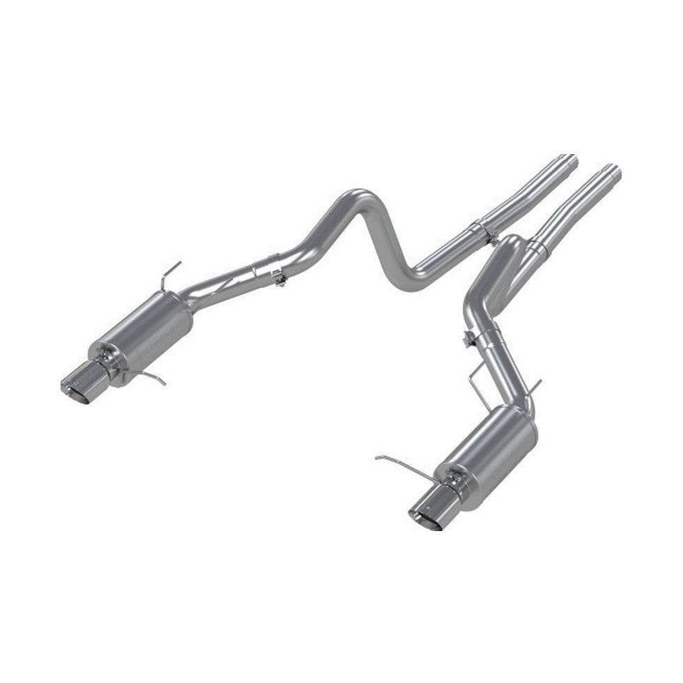 MBRP MBRP 11-14 Ford Mustang GT 5.0L Dual Split Rear Street Version T409 3in Cat Back Exhaust System