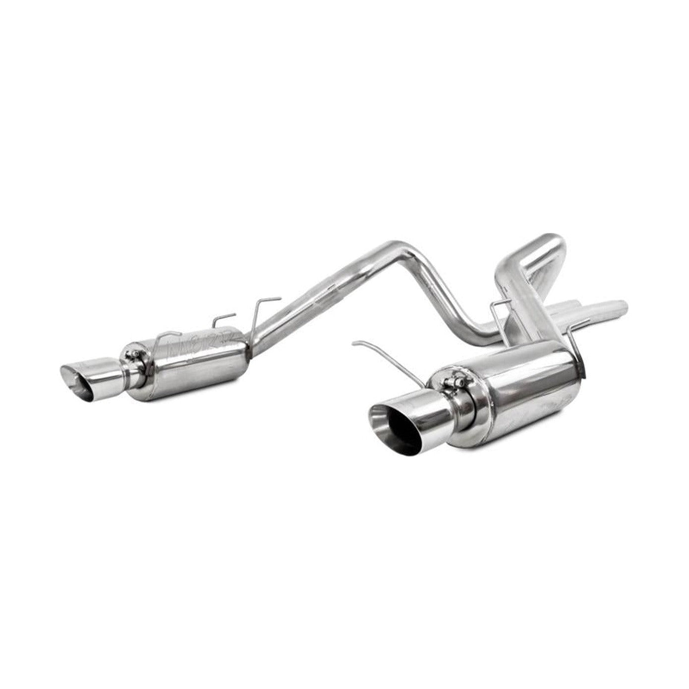 MBRP MBRP 11-14 Ford Mustang GT 5.0L Dual Split Rear Street Version T409 3in Cat Back Exhaust System