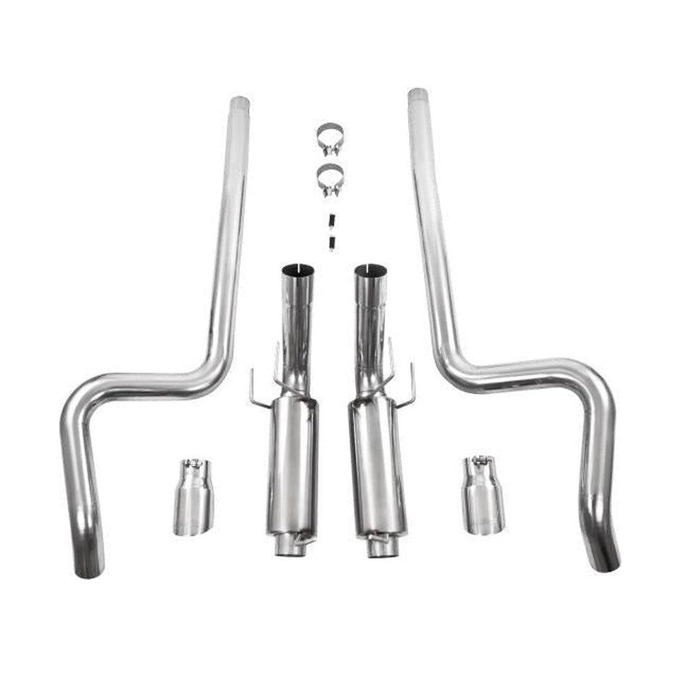 MBRP MBRP 11-14 Ford Mustang GT 5.0L Dual Split Rear Race Version AL 3in Cat Back Exhaust System