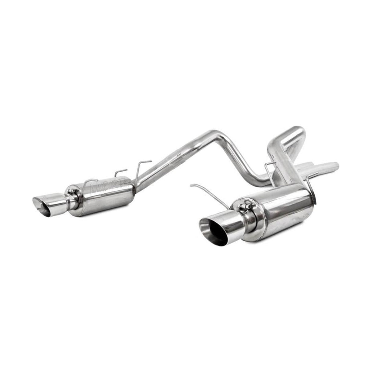 MBRP MBRP 11-14 Ford Mustang GT 5.0L Dual Split Rear Race Version AL 3in Cat Back Exhaust System