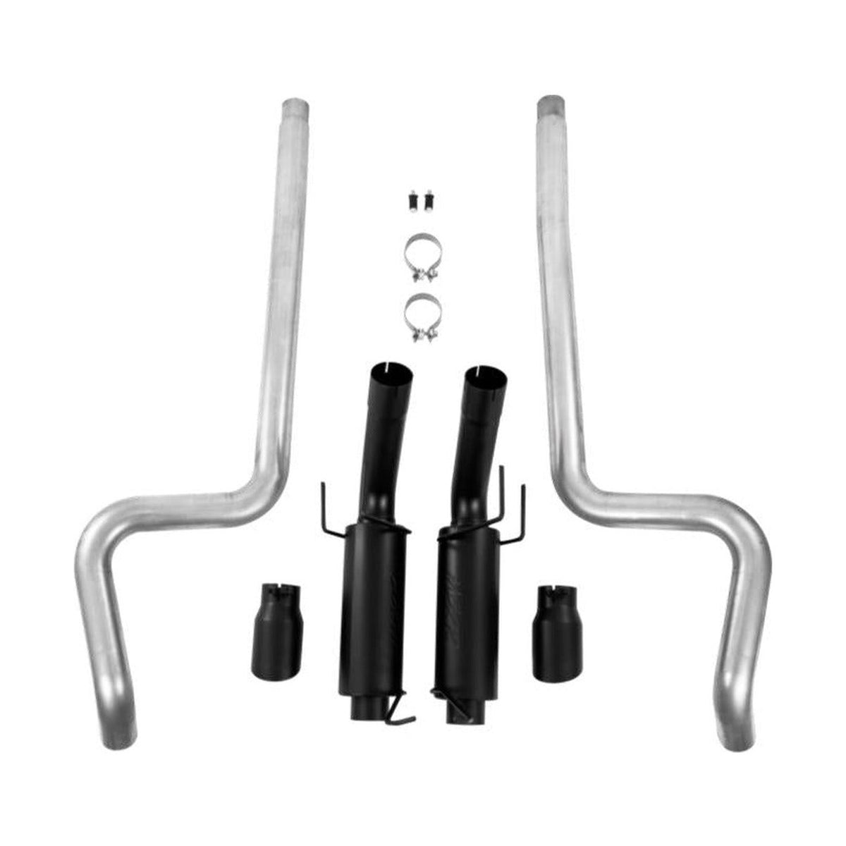 MBRP MBRP 11-14 Ford Mustang GT 5.0L 3in Cat Back Dual Split Rear Race Version 4in Tips - Black