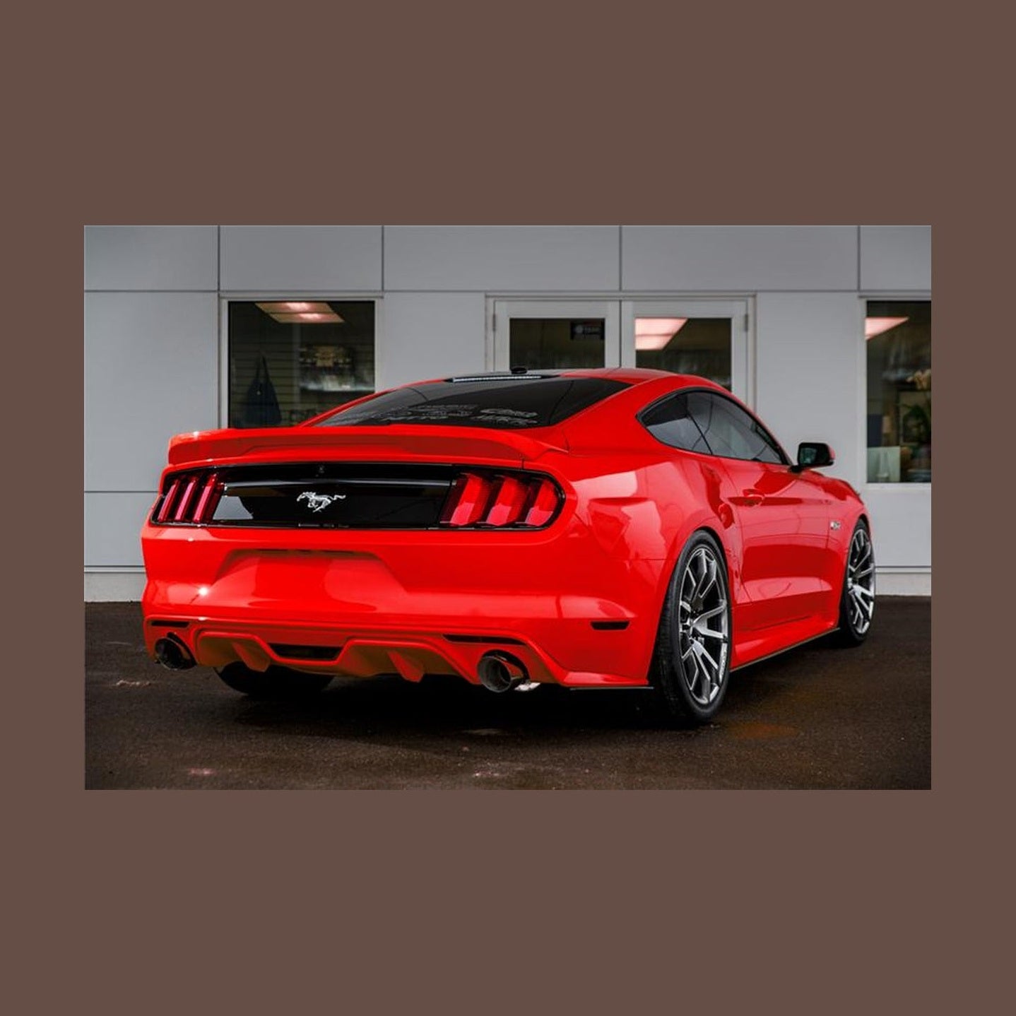 MBRP MBRP 15-18 Ford Mustang EcoBoost 2.3L Alum 3in Cat Back Dual Split Rear Exit (Street Version)