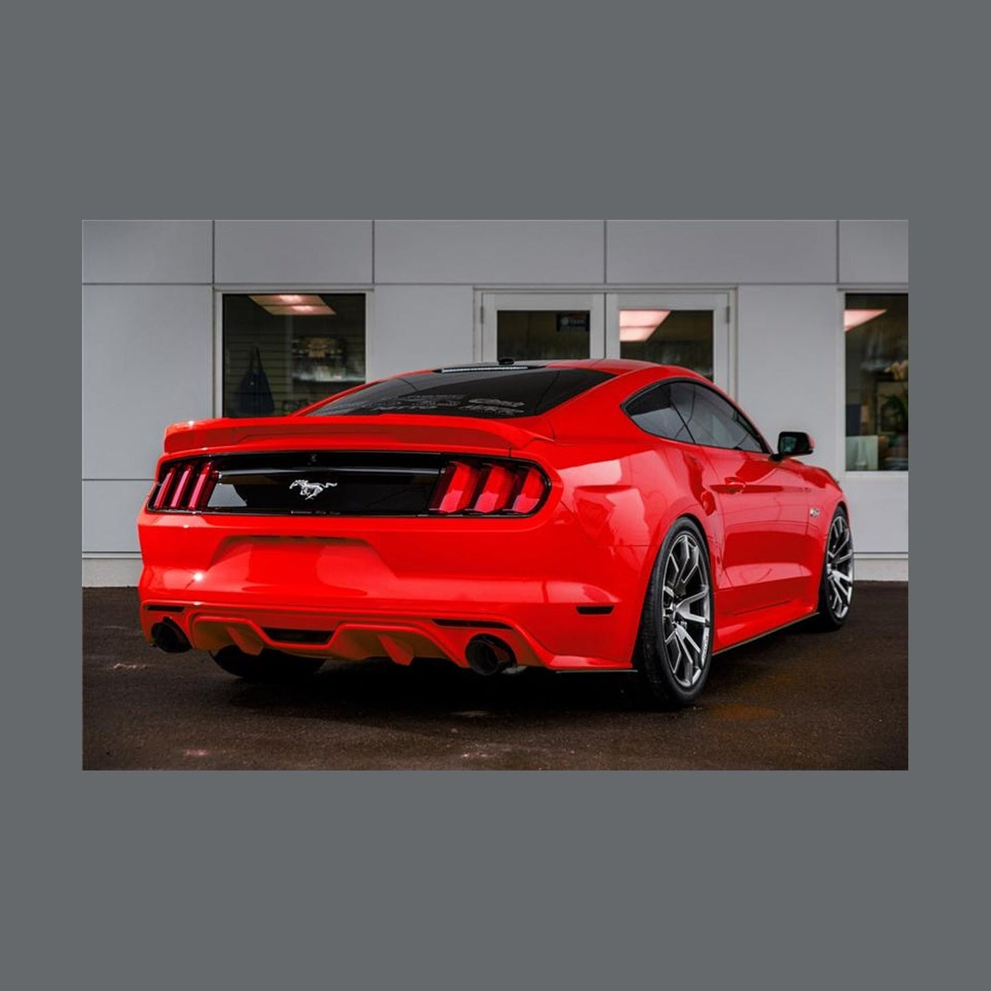 MBRP MBRP 15-18 Ford Mustang EcoBoost 2.3L Black 3in Cat Back Dual Split Rear Exit (Street Version)