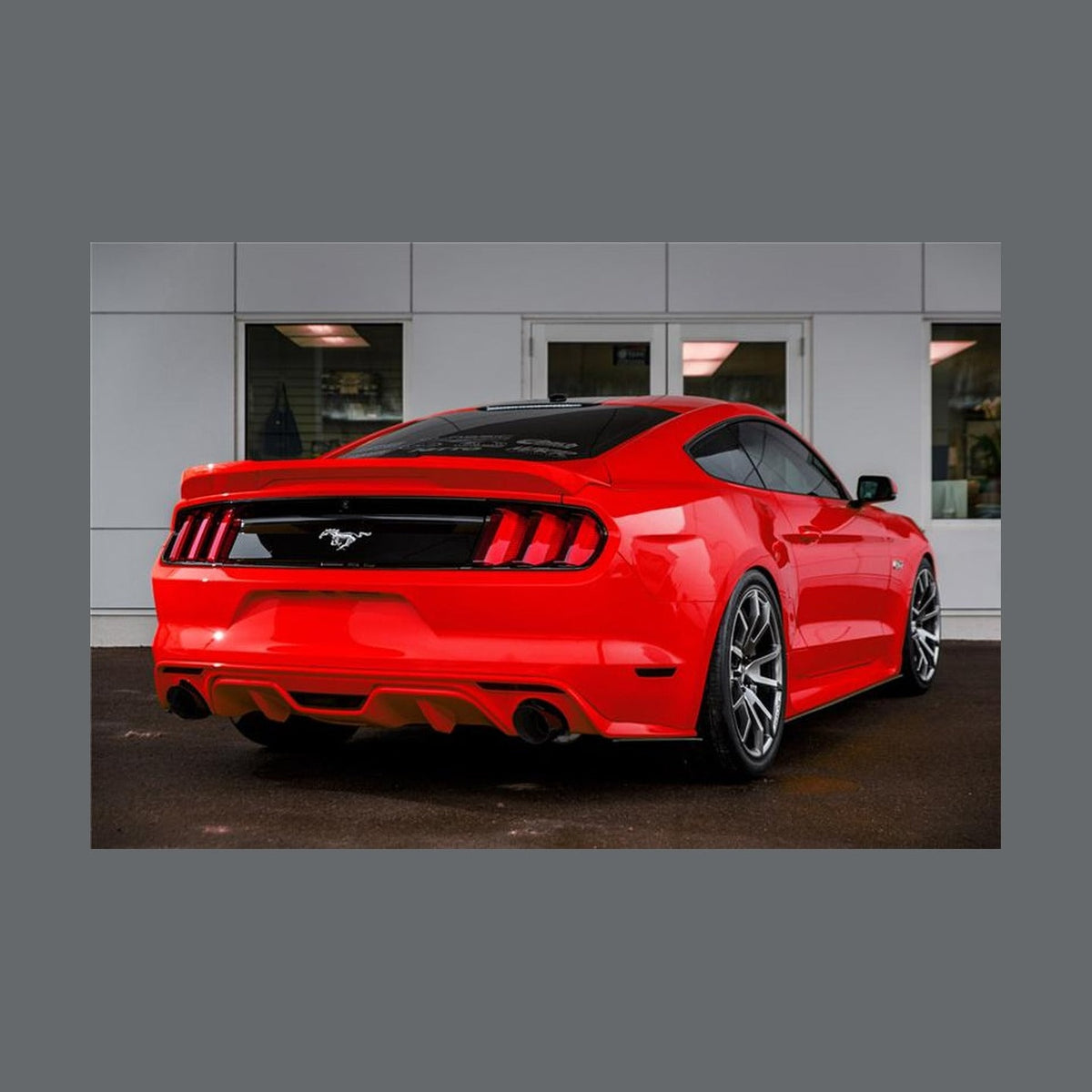 MBRP MBRP 15-18 Ford Mustang EcoBoost 2.3L Black 3in Cat Back Dual Split Rear Exit (Street Version)