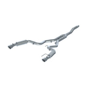 MBRP MBRP 15-18 Ford Mustang EcoBoost 2.3L T409 3in Cat Back Dual Split Rear Exit (Race Version)