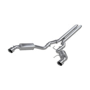 MBRP MBRP 15 Ford Mustang GT 5.0 3in Cat Back Dual Split Rear Street Version 4.5in Tips - Aluminized