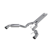 MBRP MBRP 15-17 Ford Mustang GT 5.0 3in Cat Back Dual Split Rear Race Version 4.5in Tips - Aluminized
