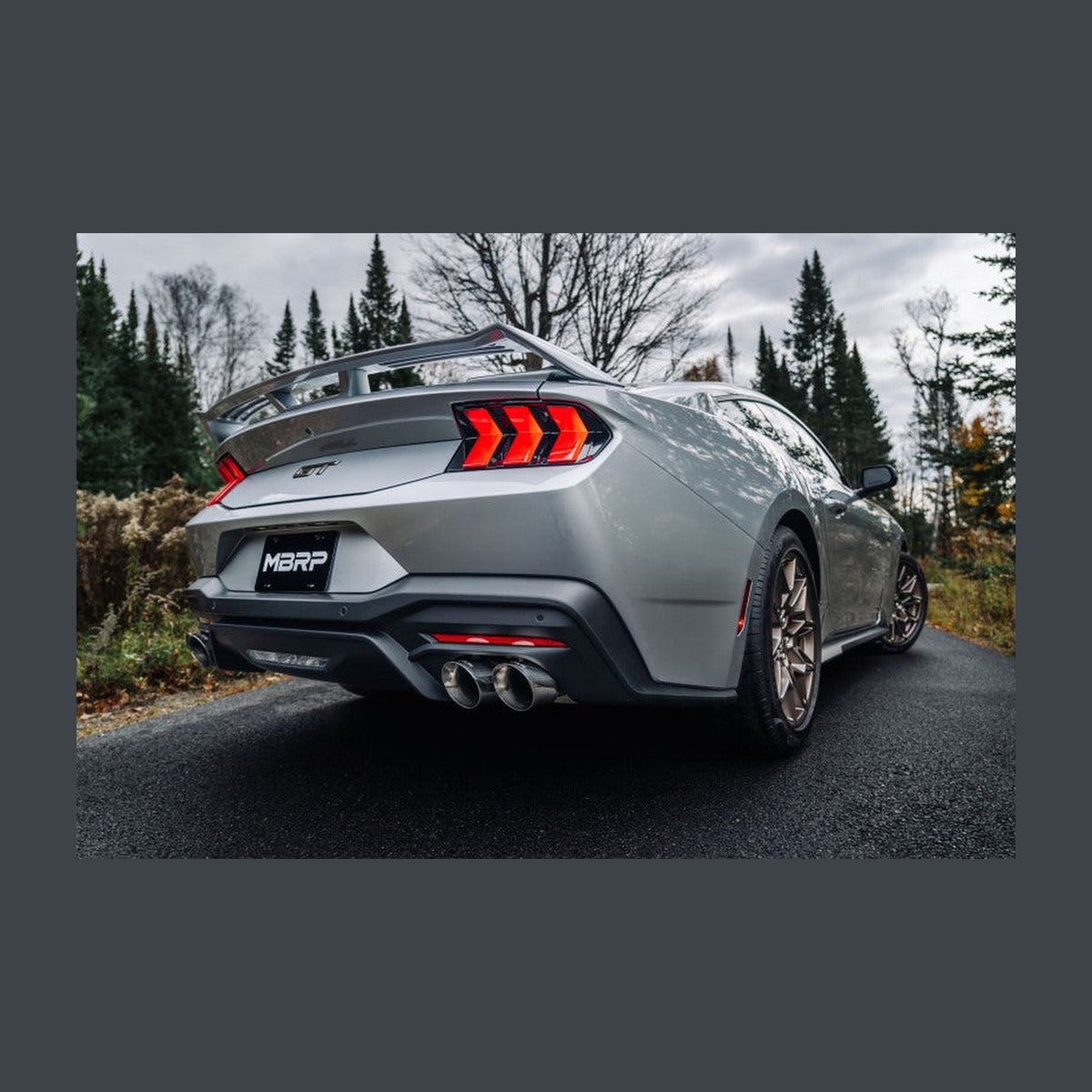 MBRP MBRP 2024+ Ford Mustang GT Armor Pro 3in Steet Profile Catback Exhaust - Stainless Steel Tips