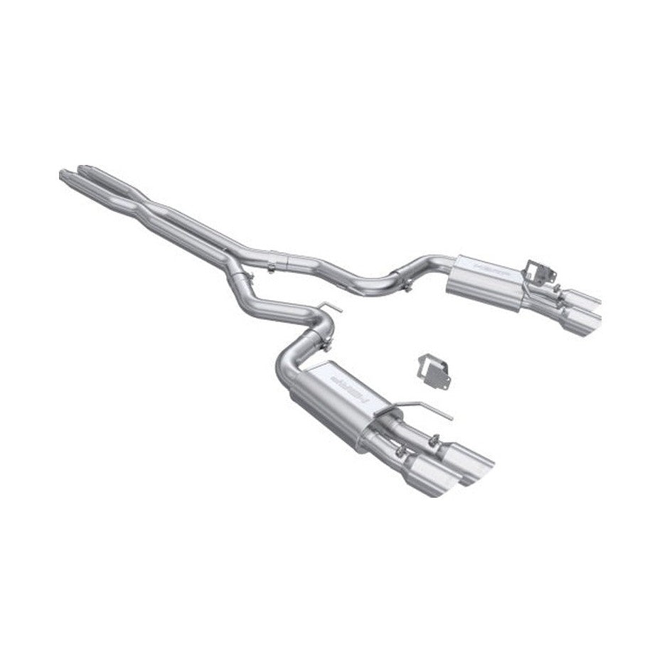 MBRP MBRP 2024+ Ford Mustang GT Armor Lite 3in Steet Profile Catback Exhaust - Stainless Steel Tips