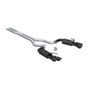 MBRP MBRP 2024 Ford Mustang GT 5.0L 3in Cat-Back Dual Split Rear - Quad Black Tips