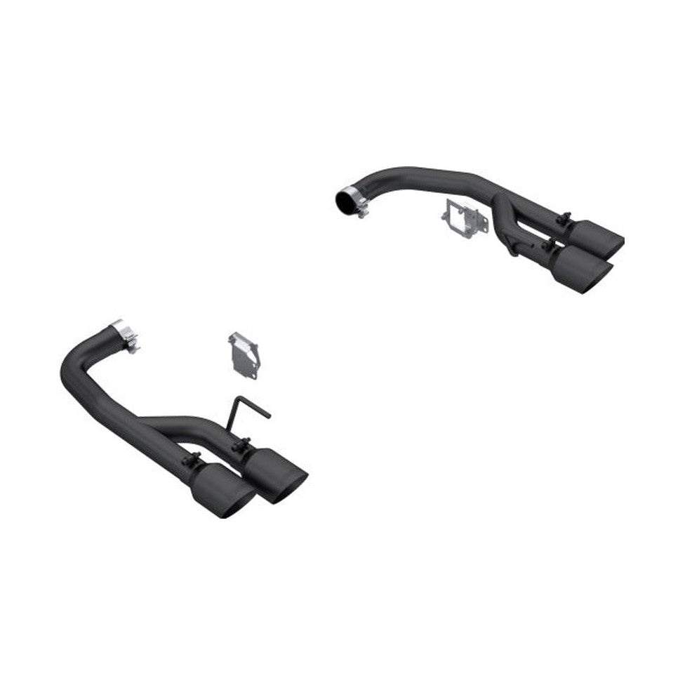 MBRP MBRP 2024 Ford Mustang GT 5.0L 2.5in Dual Rear Axle-Black Tips - Black-Coated Aluminized Steel