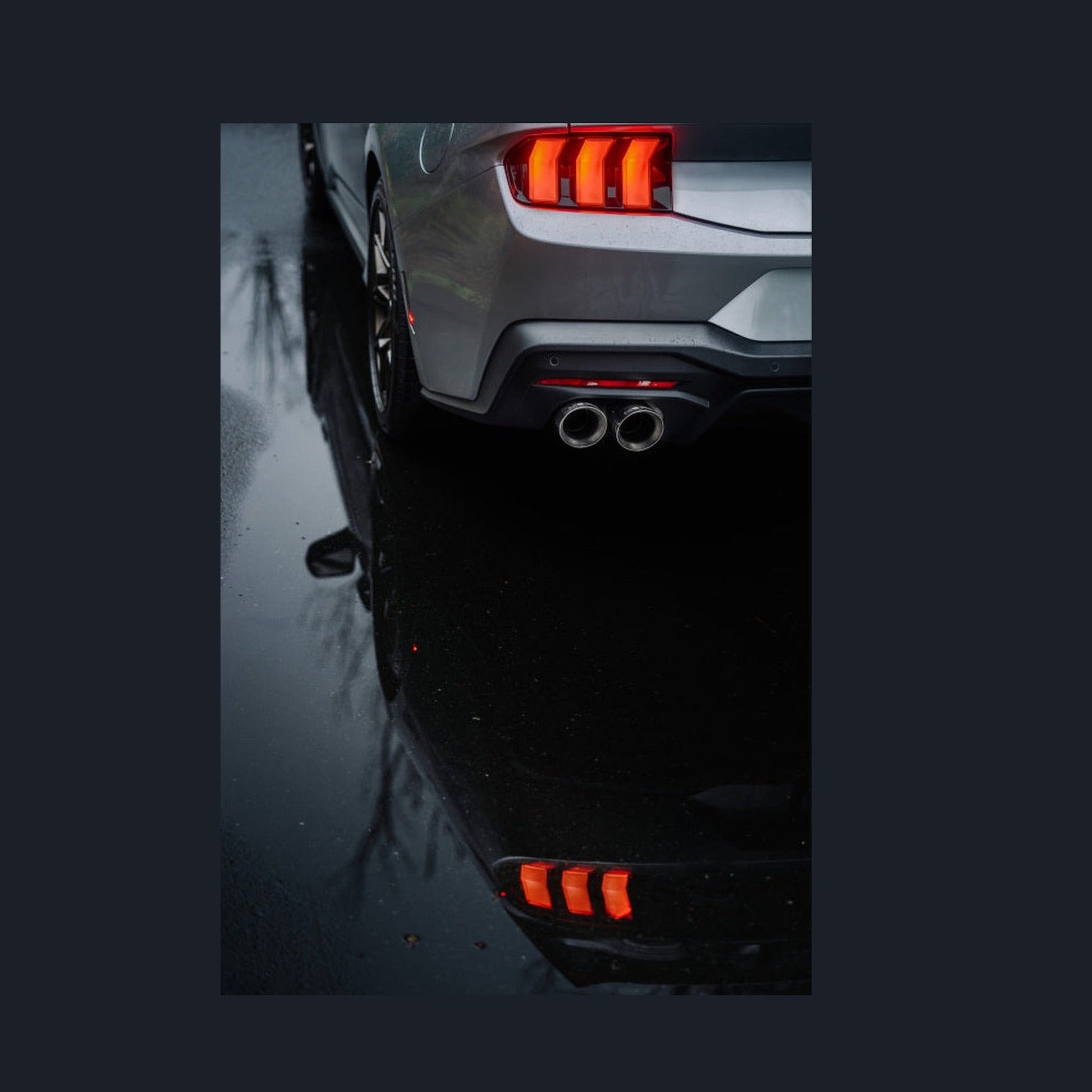 MBRP MBRP 2024+ Ford Mustang 5.0L Blk Alum. SS 3in Cat-Back Exhaust w/ Quad Blk Tips (Valve Delete)